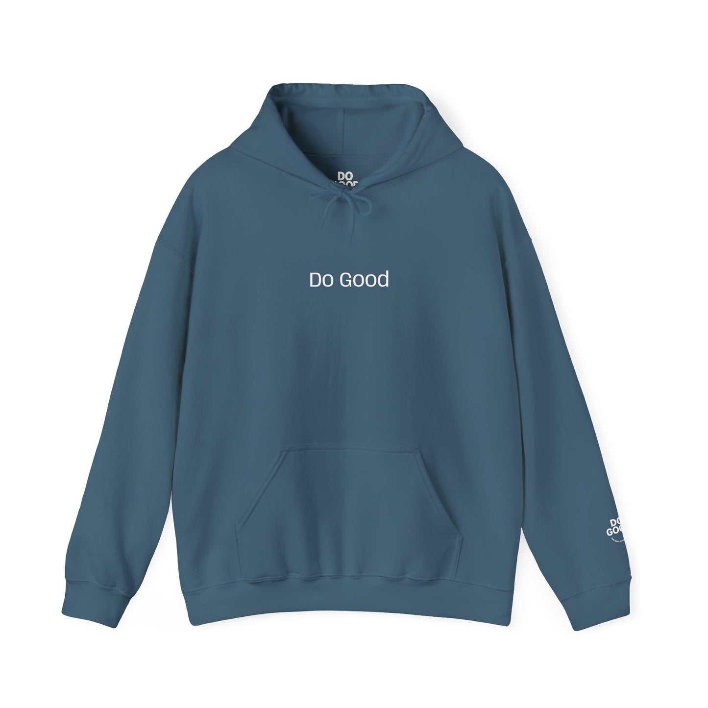 The Do Good =) Cozy Unisex Hooded Sweatshirt - Wear the Message to Inspire Kindness, One Small Act at a Time!