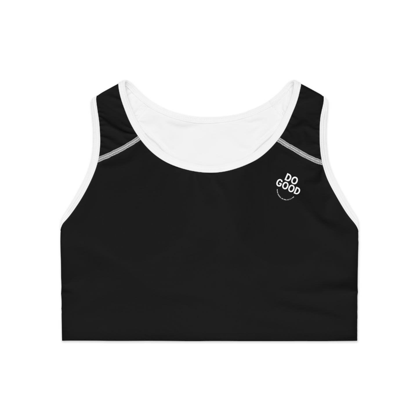 Do Good Sports Bra (AOP) - Signature Design