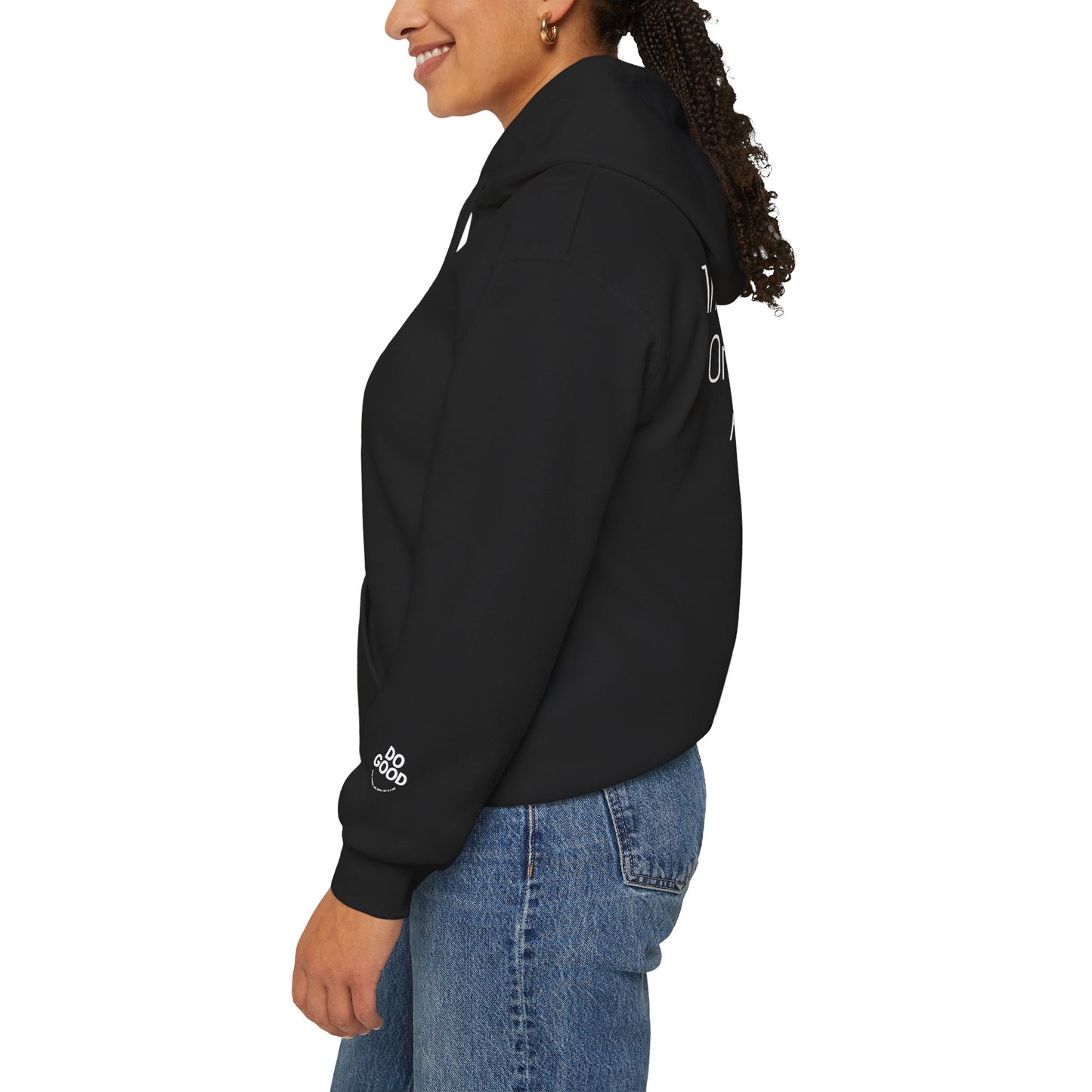 The Do Good =) Cozy Unisex Hooded Sweatshirt - Wear the Message to Inspire Kindness, One Small Act at a Time!