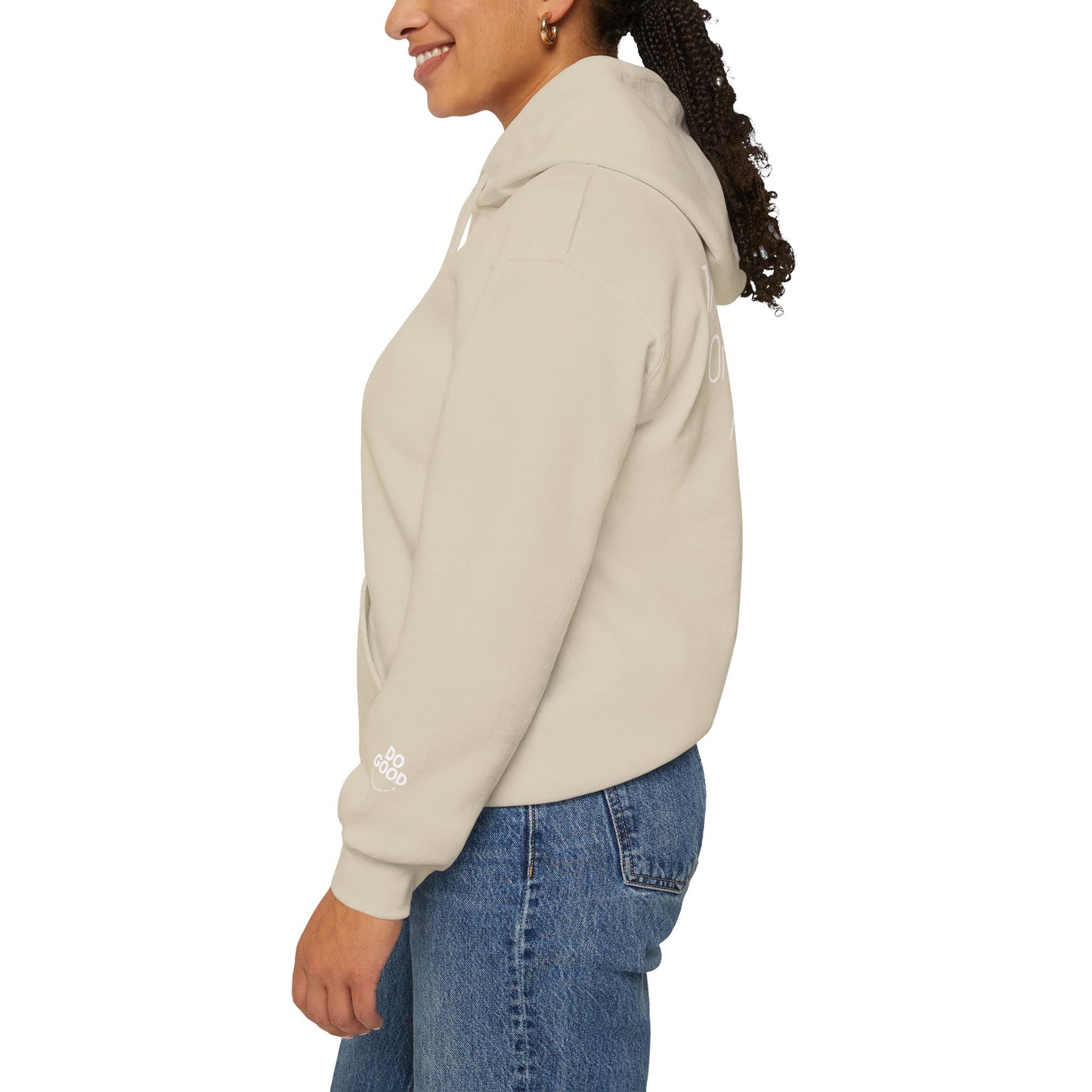 The Do Good =) Cozy Unisex Hooded Sweatshirt - Wear the Message to Inspire Kindness, One Small Act at a Time!