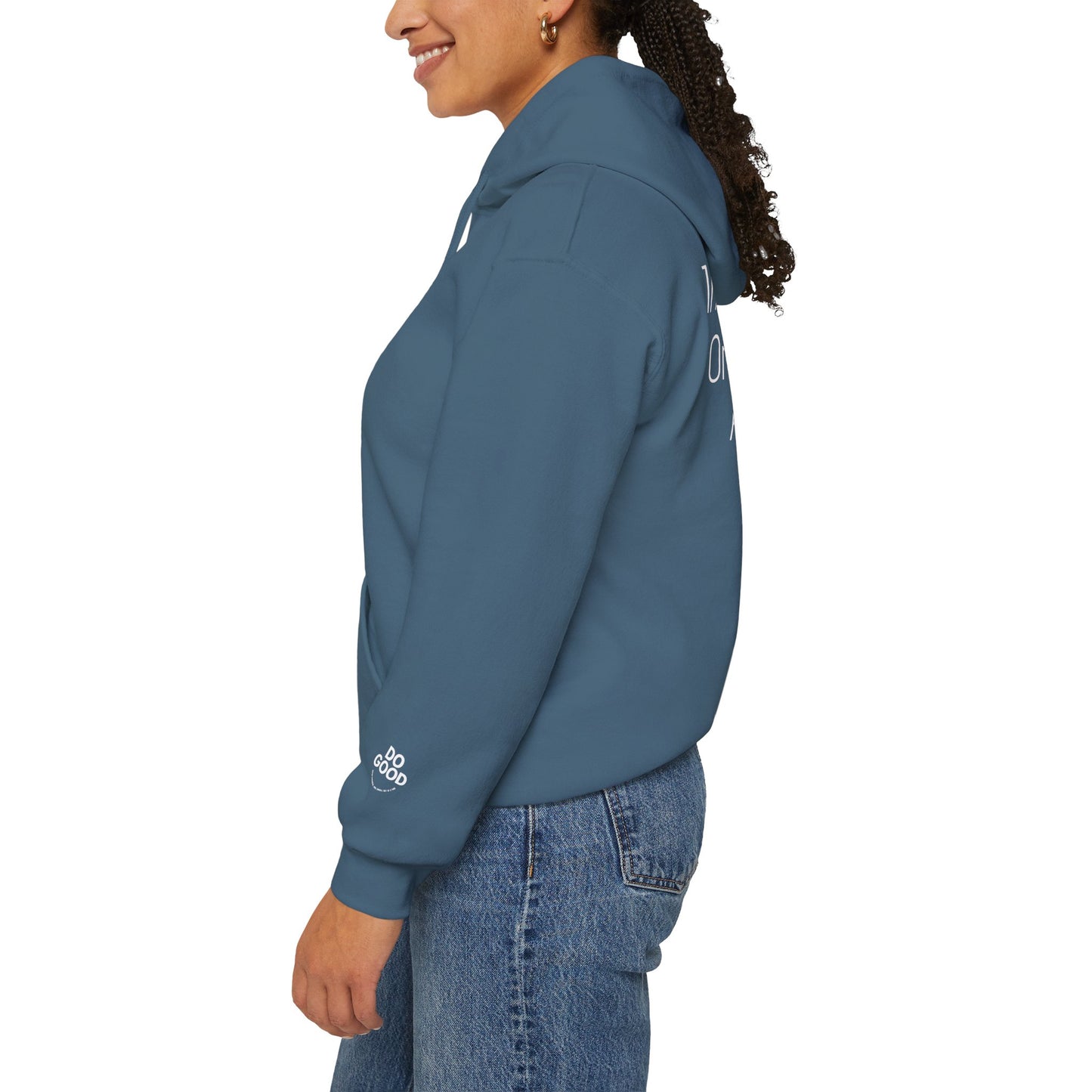 The Do Good =) Cozy Unisex Hooded Sweatshirt - Wear the Message to Inspire Kindness, One Small Act at a Time!