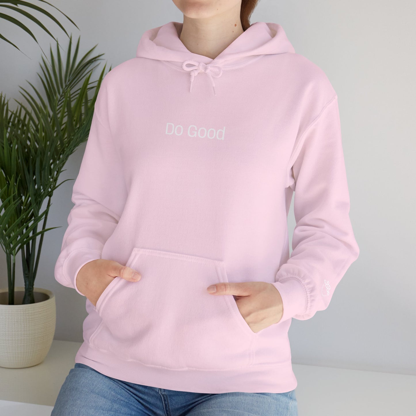 The Do Good =) Cozy Unisex Hooded Sweatshirt - Wear the Message to Inspire Kindness, One Small Act at a Time!