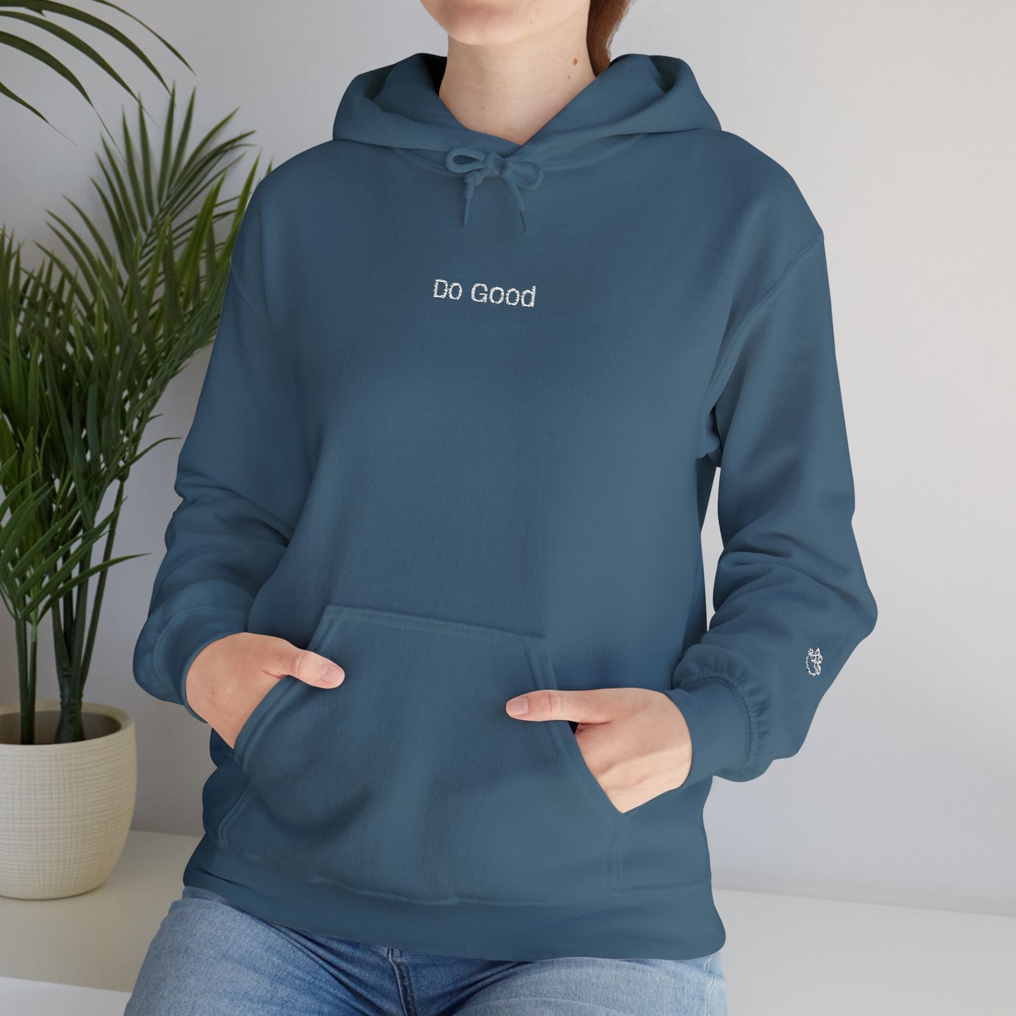 The Do Good =) Heavy Blend™ Cozy Unisex Hooded Sweatshirt - Wear the Message to Inspire Kindness, One Small Act at a Time!