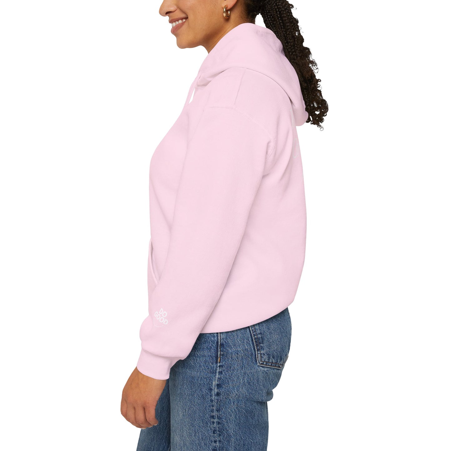 The Do Good =) Cozy Unisex Hooded Sweatshirt - Wear the Message to Inspire Kindness, One Small Act at a Time!