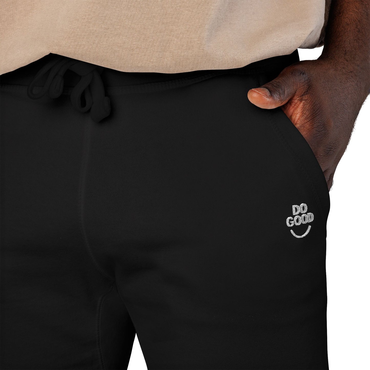 Embroidered Do Good Unisex Fleece Sweatpants - Signature Do Good