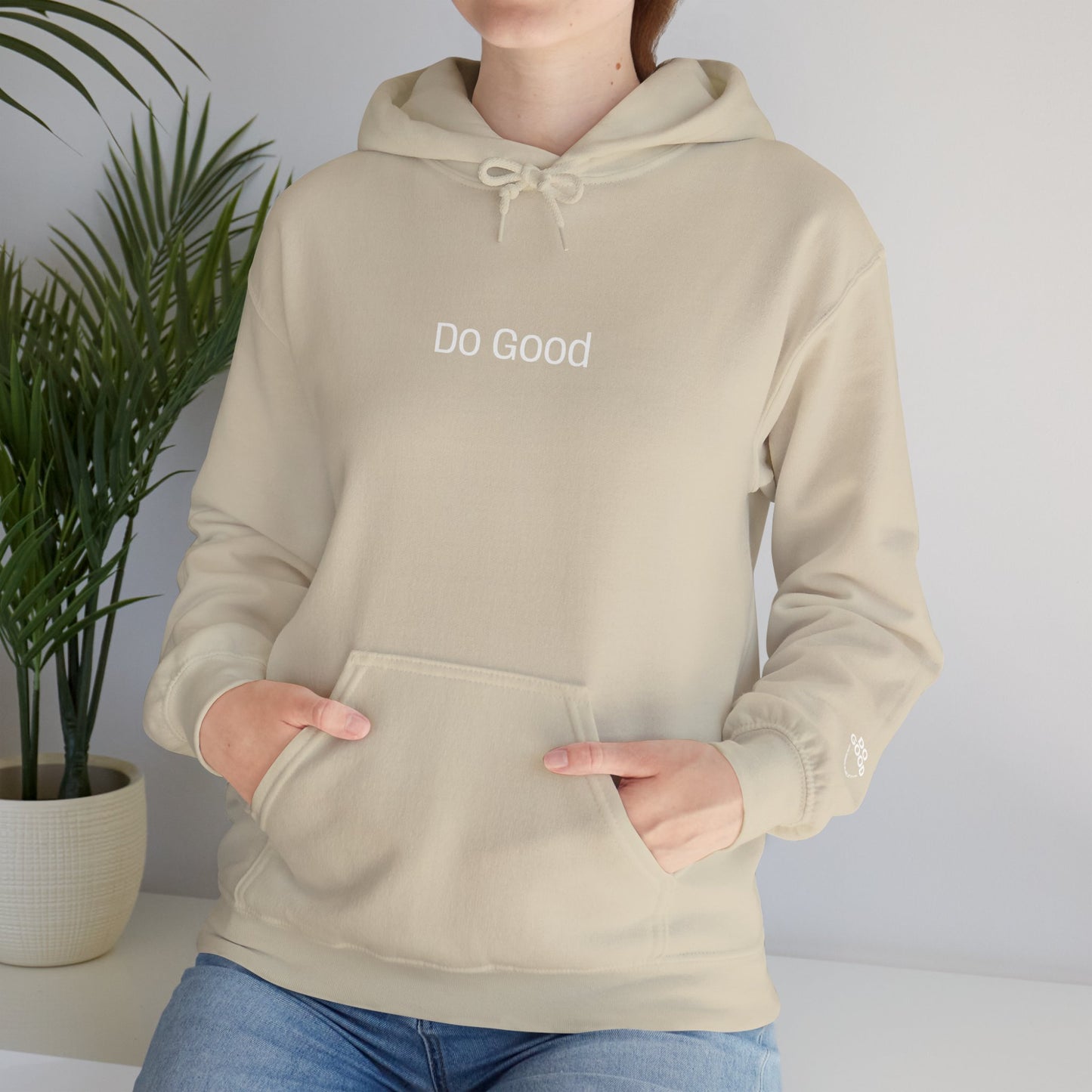 The Do Good =) Cozy Unisex Hooded Sweatshirt - Wear the Message to Inspire Kindness, One Small Act at a Time!