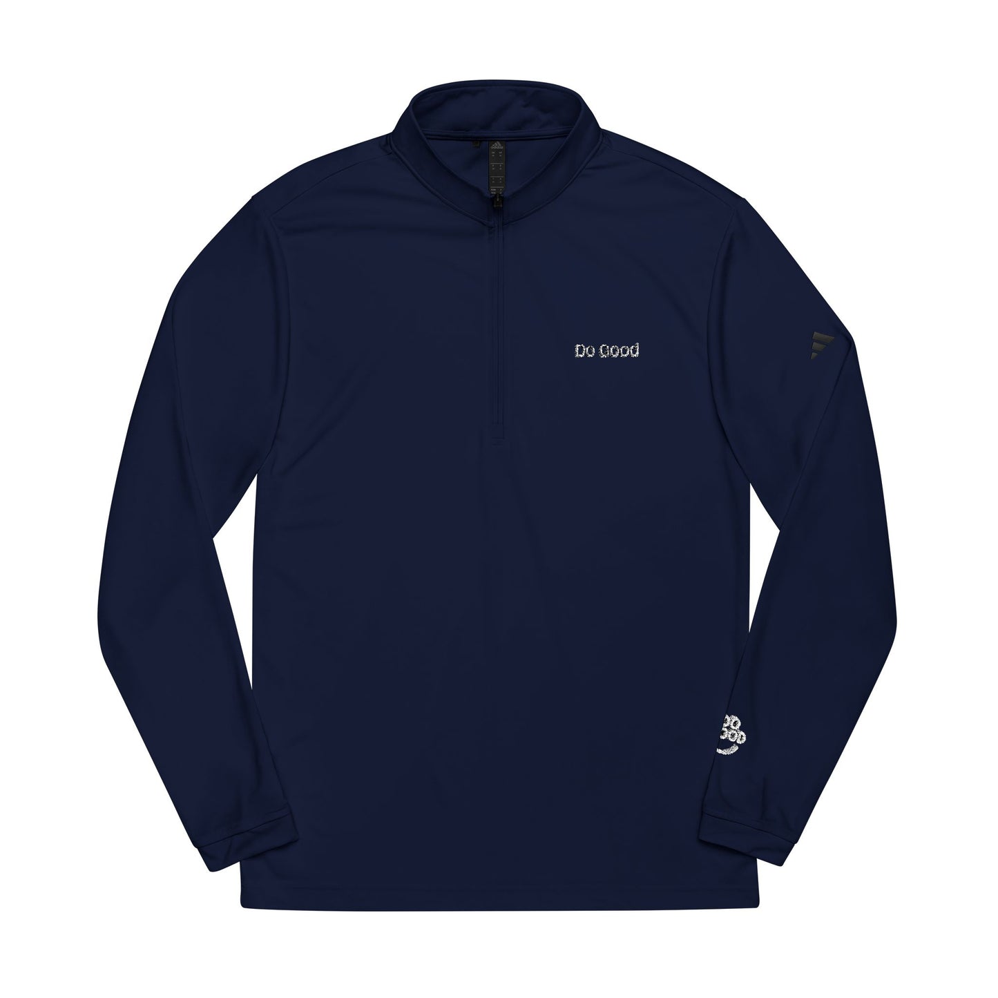 The Do Good Adidas® Quarter-Zip Do Good Pullover - Wear the Message to Inspire Kindness, One Small Act at a Time!