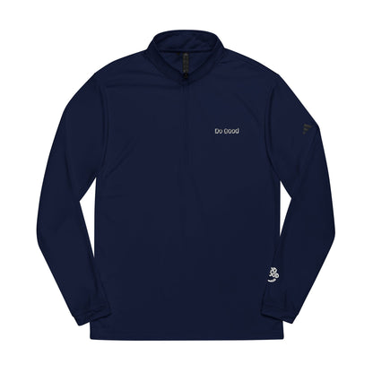 The Do Good Adidas® Quarter-Zip Do Good Pullover - Wear the Message to Inspire Kindness, One Small Act at a Time!