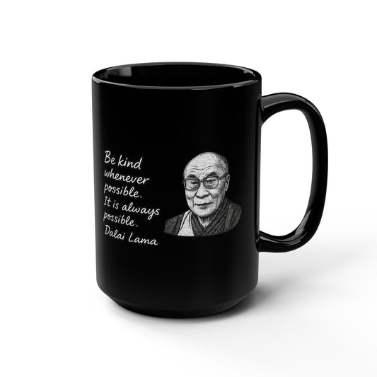 Do Good, Dalai Lama Quote Mug, Coffee Cup, Motivational Gift, Kindness Reminder, Vintage Quote Decor, Gifts for Friends, Robin Williams