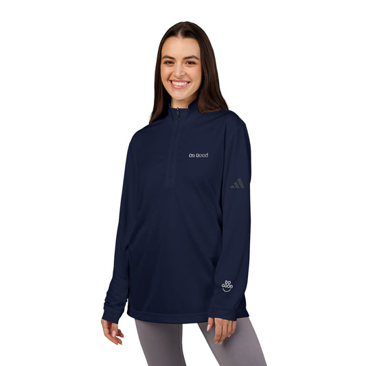 The Do Good Adidas® Quarter-Zip Do Good Pullover - Wear the Message to Inspire Kindness, One Small Act at a Time!