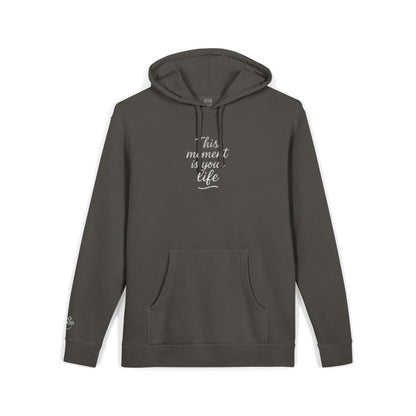 This Moment is Your Life, Pigment-Dyed Embroidered Do Good Hoodie