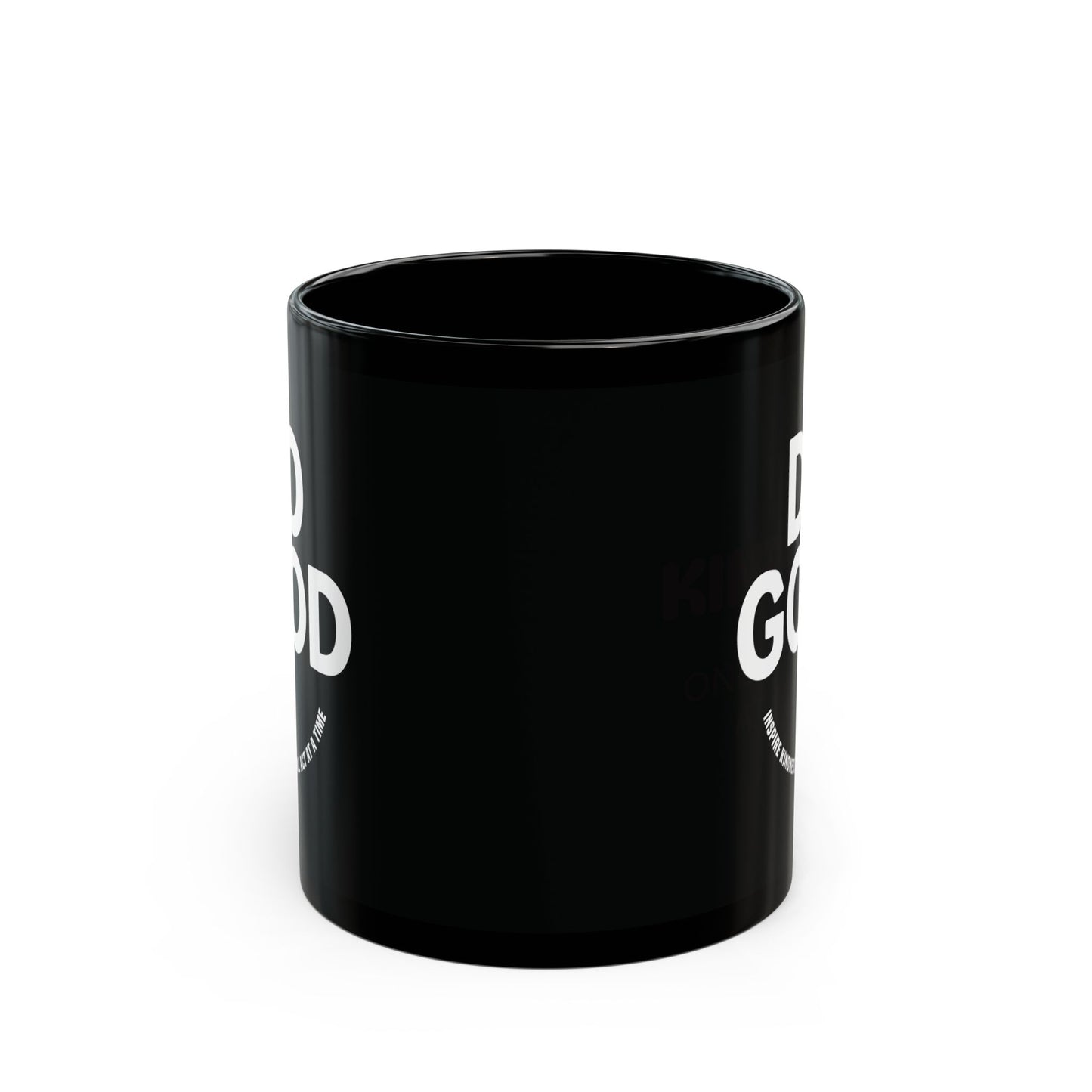 Do Good =)  Mug - Motivational Black Coffee Cup