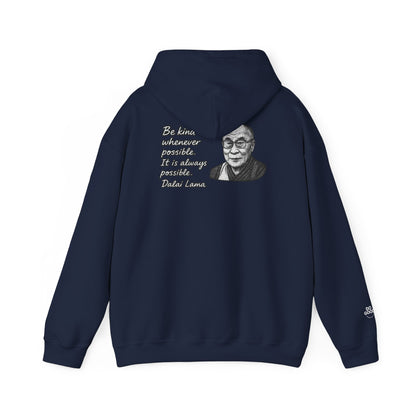 Do Good, Dalai Lama Quote Hoodie:  Motivational Gift for Friends, Cozy Sweatshirt for Celebrations, Thoughtful Gift for Holidays