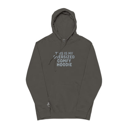 Oversized Comfy Hoodie, Pigment-Dyed Embroidered Do Good Hoodie