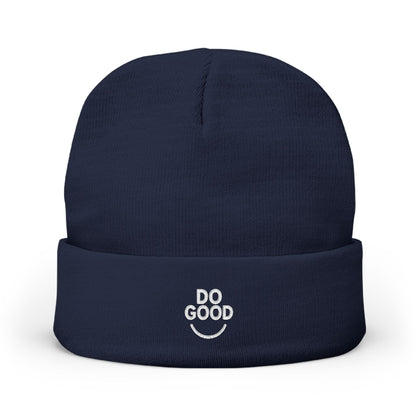 Do Good Knitted Beanie - Cozy Winter Accessory, Unisex Gift for Everyone, Positive Vibes, Holiday Essential, Beanie Hat