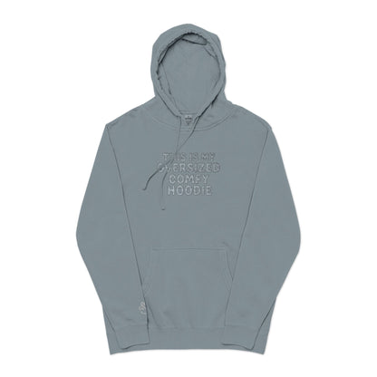 Oversized Comfy Hoodie, Pigment-Dyed Embroidered Do Good Hoodie