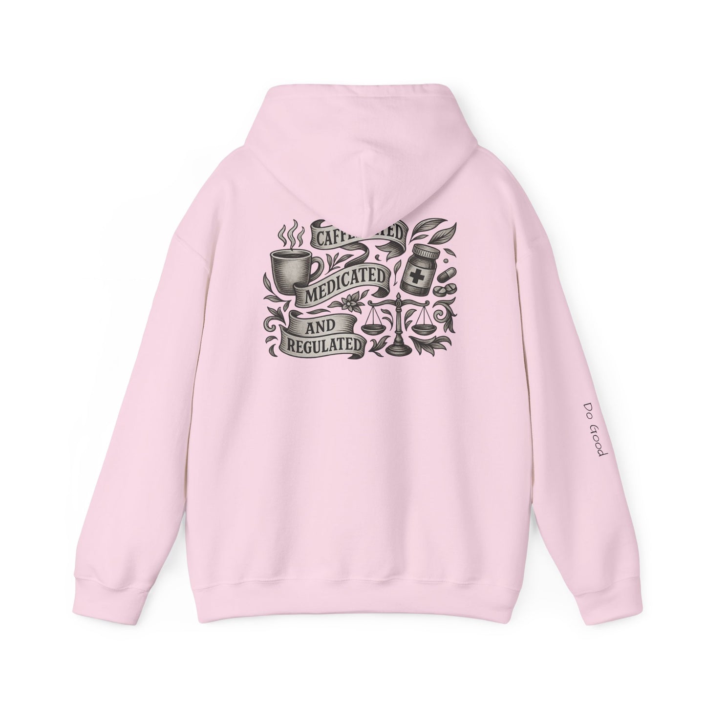 HyperFocus Caffeinated, Medicated & Regulated Hoodie - Unisex Heavy Blend™ Hooded Sweatshirt,