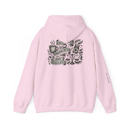 HyperFocus Caffeinated, Medicated & Regulated Hoodie - Unisex Heavy Blend™ Hooded Sweatshirt,