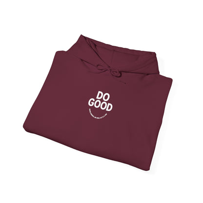 Do Good, Dalai Lama Quote Hoodie:  Motivational Gift for Friends, Cozy Sweatshirt for Celebrations, Thoughtful Gift for Holidays
