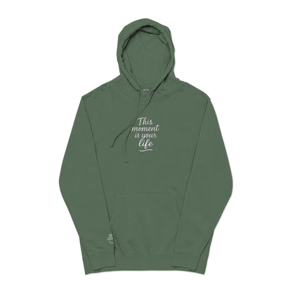 This Moment is Your Life, Pigment-Dyed Embroidered Do Good Hoodie