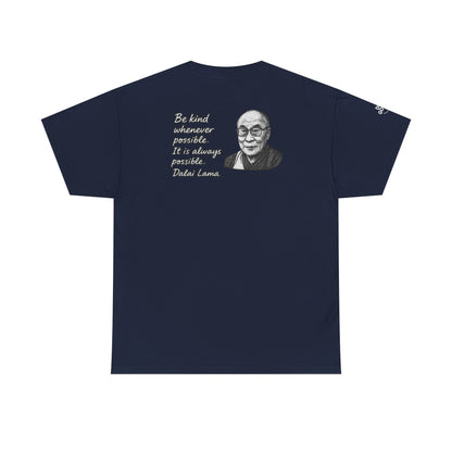 Do Good, Dalai Lama Quote Tee - Unisex Heavy Cotton T-Shirt, Motivational Shirt, Kindness Gift, Positive Vibes Clothing, Casual Wear