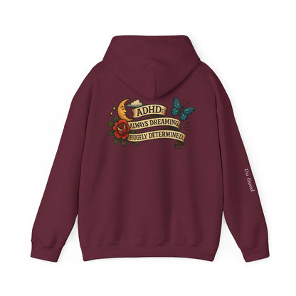 ADHD: Always Dreaming, Hugely Determined, HyperFocus Hoodie - Motivational Sweatshirt , ADHD, Everyday Comfort[...]