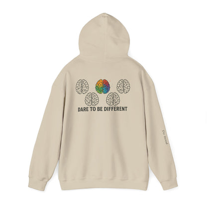 Dare to be Different, HyperFocus Hoodie - Motivational ADHD Sweatshirt, Everyday Comfort[...]