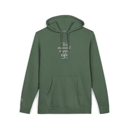 This Moment is Your Life, Pigment-Dyed Embroidered Do Good Hoodie