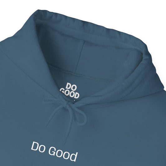 The Do Good =) Cozy Unisex Hooded Sweatshirt - Wear the Message to Inspire Kindness, One Small Act at a Time!