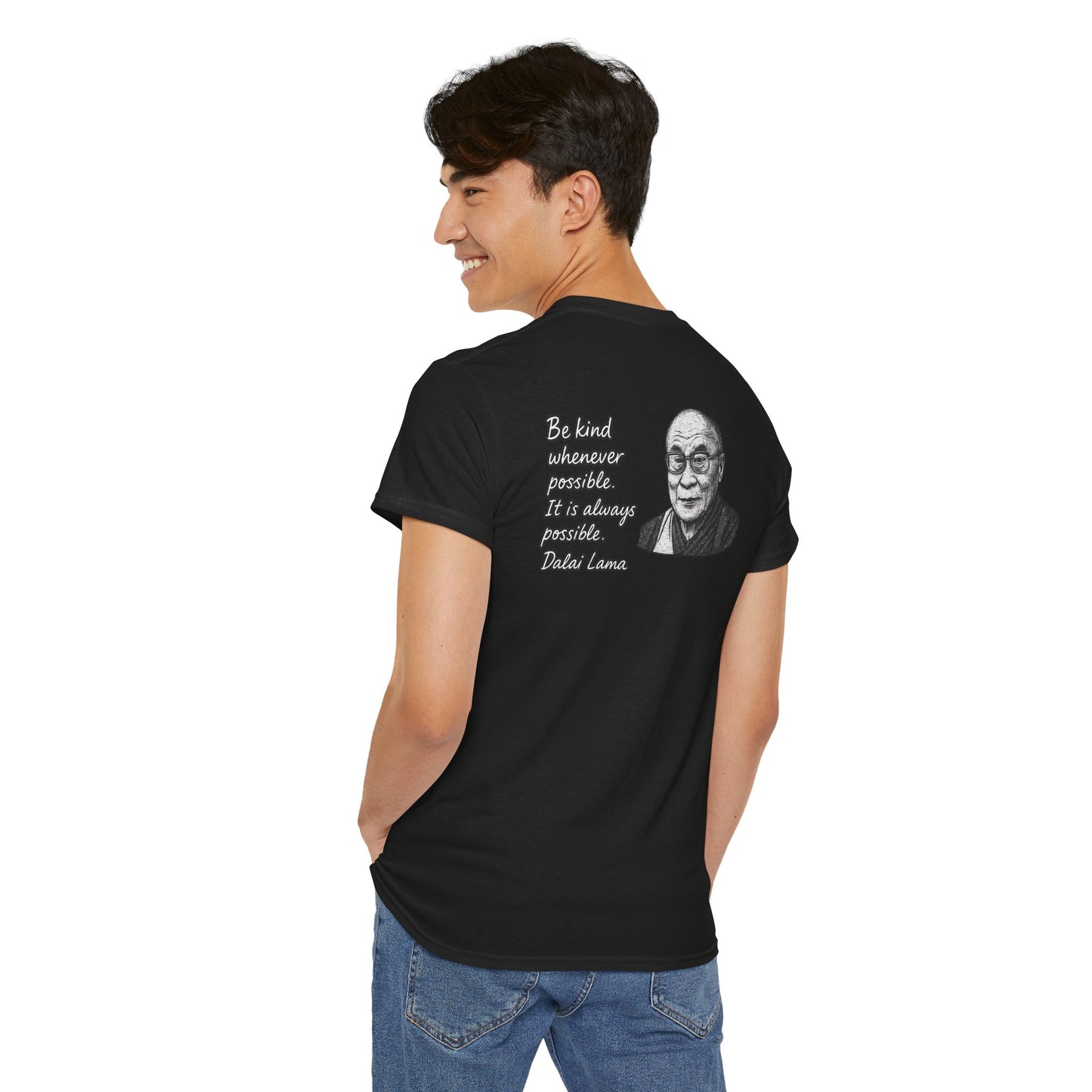 Do Good, Dalai Lama Quote Tee - Unisex Heavy Cotton T-Shirt, Motivational Shirt, Kindness Gift, Positive Vibes Clothing, Casual Wear