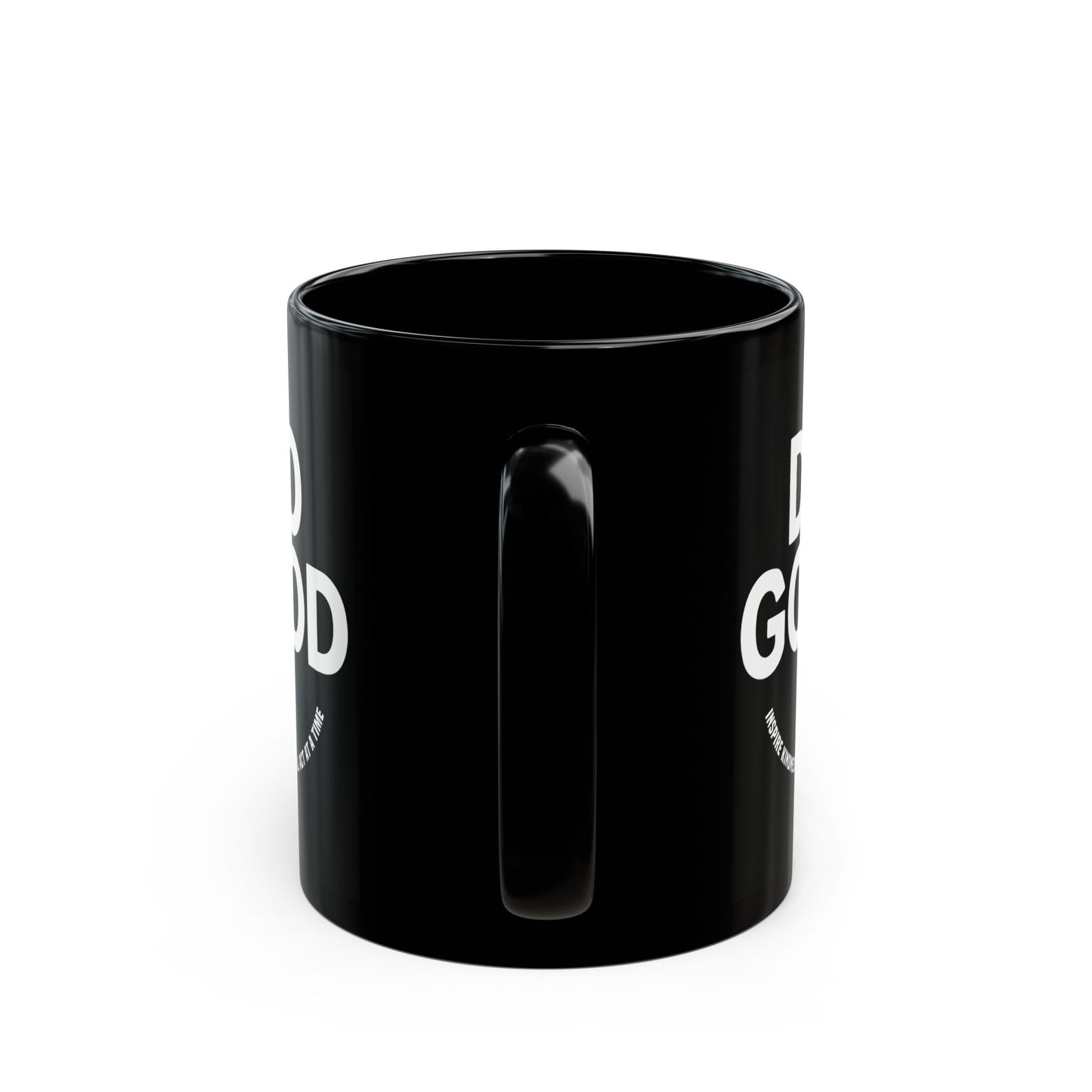 Do Good =)  Mug - Motivational Black Coffee Cup