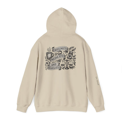 HyperFocus Caffeinated, Medicated & Regulated Hoodie - Unisex Heavy Blend™ Hooded Sweatshirt,