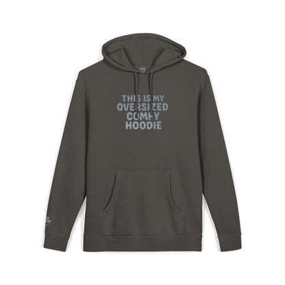 Oversized Comfy Hoodie, Pigment-Dyed Embroidered Do Good Hoodie