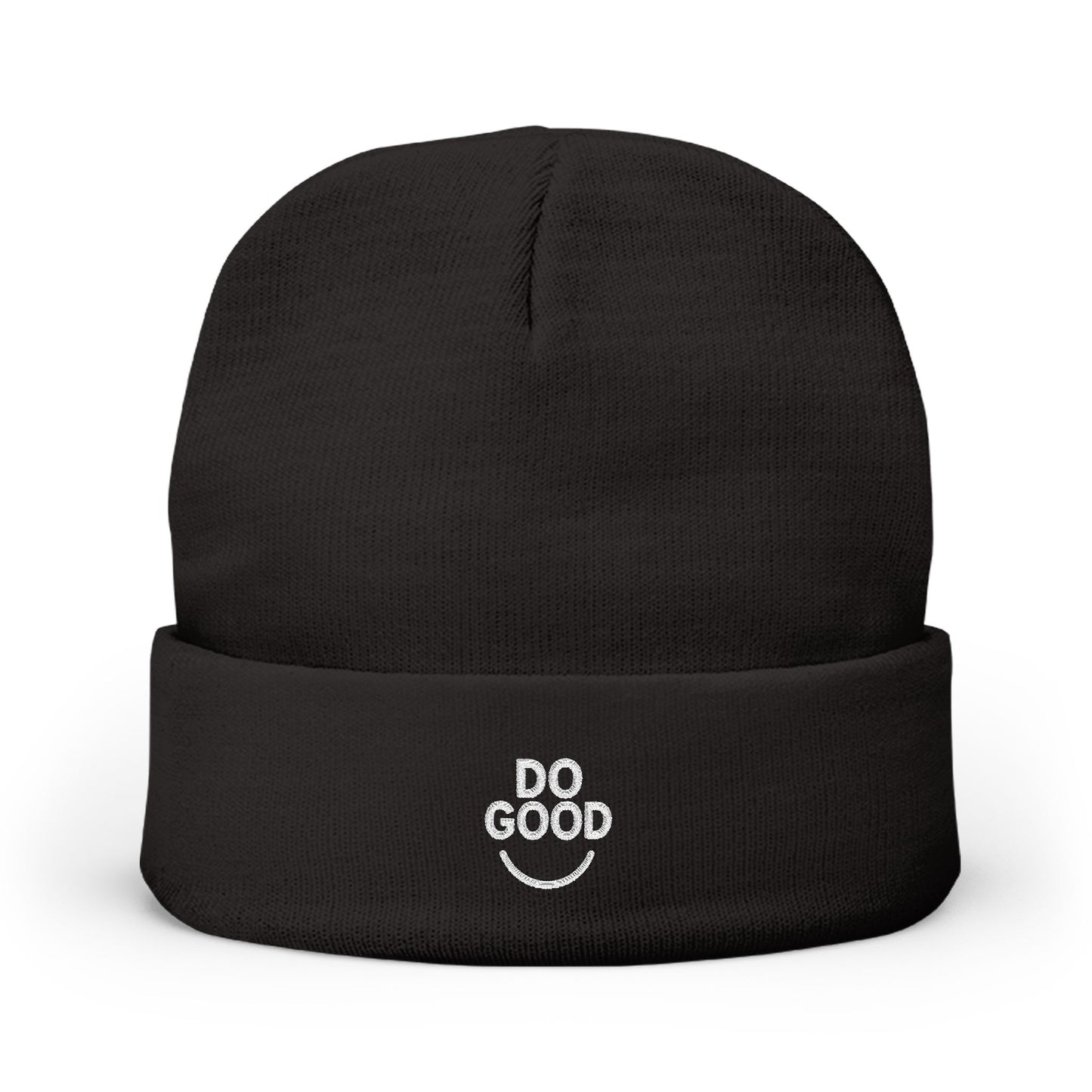 Do Good Knitted Beanie - Cozy Winter Accessory, Unisex Gift for Everyone, Positive Vibes, Holiday Essential, Beanie Hat