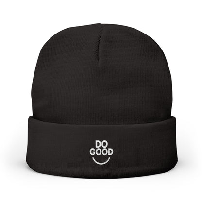 Do Good Knitted Beanie - Cozy Winter Accessory, Unisex Gift for Everyone, Positive Vibes, Holiday Essential, Beanie Hat