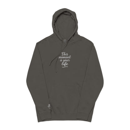 This Moment is Your Life, Pigment-Dyed Embroidered Do Good Hoodie