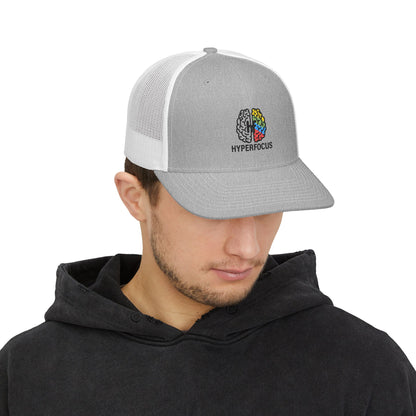 Embroidered Hyperfocus Trucker Hat,  ADHD pride