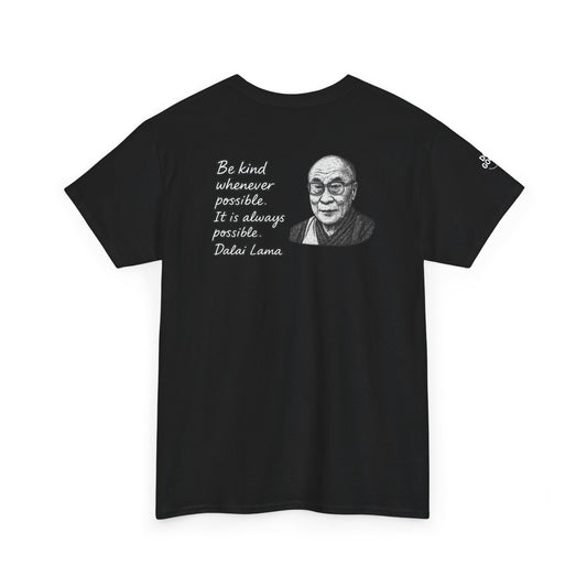 Do Good, Dalai Lama Quote Tee - Unisex Heavy Cotton T-Shirt, Motivational Shirt, Kindness Gift, Positive Vibes Clothing, Casual Wear