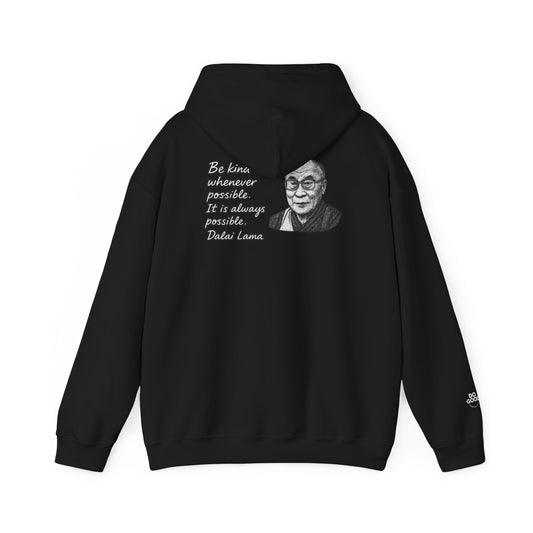Do Good, Dalai Lama Quote Hoodie:  Motivational Gift for Friends, Cozy Sweatshirt for Celebrations, Thoughtful Gift for Holidays
